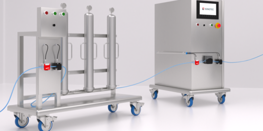 Non-contact flow measuremet and air bubble detection in filtration Non-contact flow measuremet and air bubble detection in filtration
