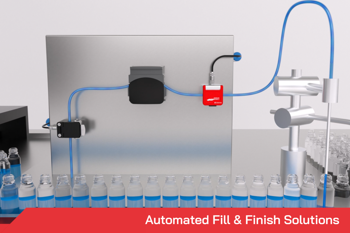 Non-contact flow measuremet and air bubble detection in fill & finish solutions Non-contact flow measuremet and air bubble detection in fill & finish solutions