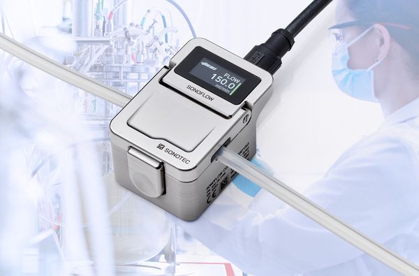 Non-contact flow meters & bubble detectors for bioprocessing applications Non-contact flow meter made of stainless steel
