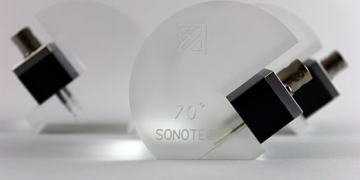 SONOSCAN R AWS Probes for Ultrasonic Weld Seam Testing