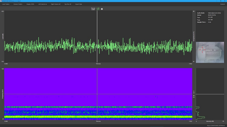 Ultrasonic Bearing Inspection: Comparative Inspection | Sound Example 1 | Bearing 4