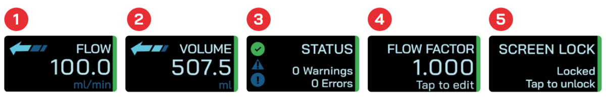 Touch Display Configuration of SONOFLOW CO.55 SD V3.0
