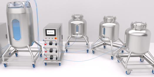 Non-contact flow measuremet and air bubble detection in media & buffer management Non-contact flow measuremet and air bubble detection in media & buffer management