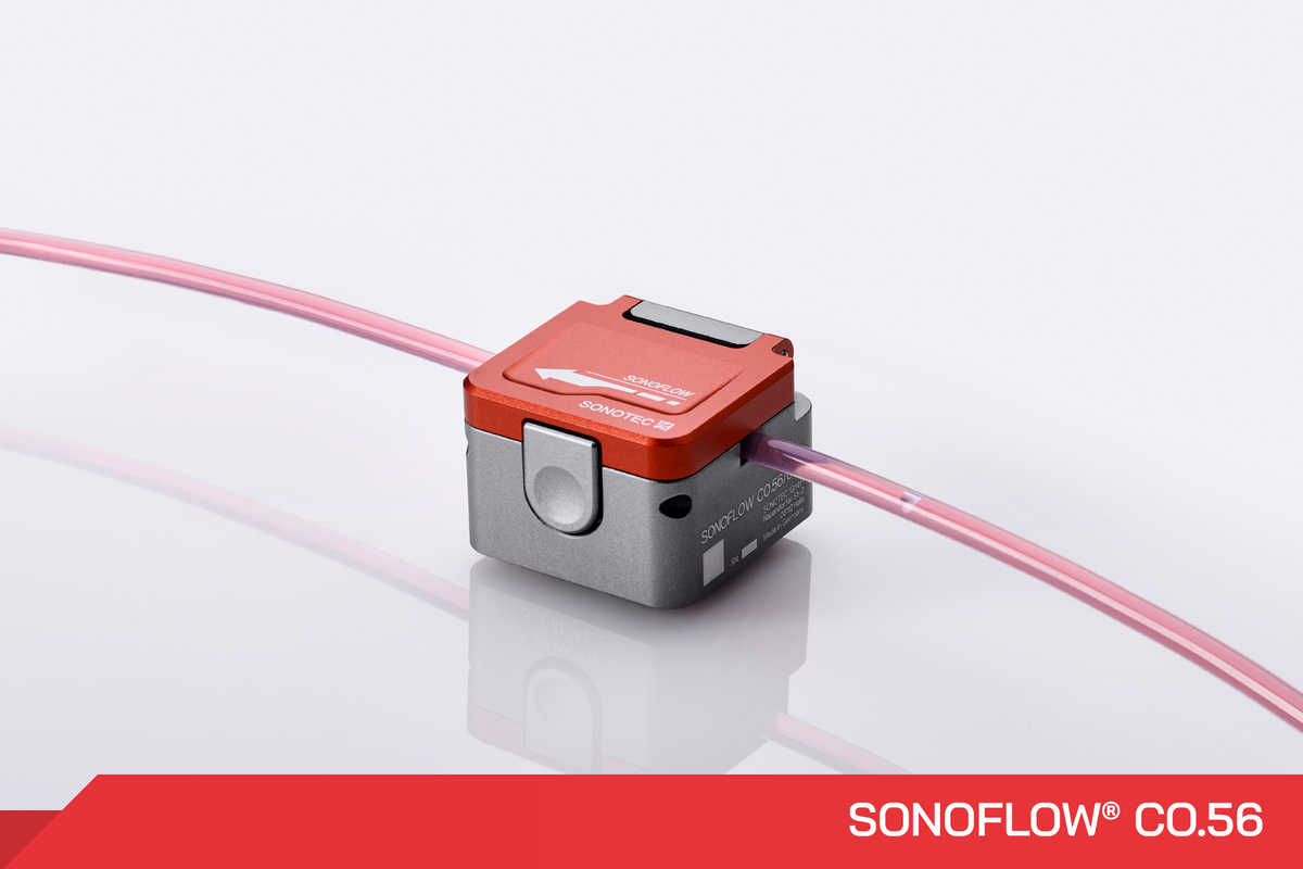 Non-invasive Flow-Bubble Sensor | Sonoflow CO.56 Pro · SONOTEC Non-invasive Flow-Bubble Sensor | Sonoflow CO.56 Pro · SONOTEC