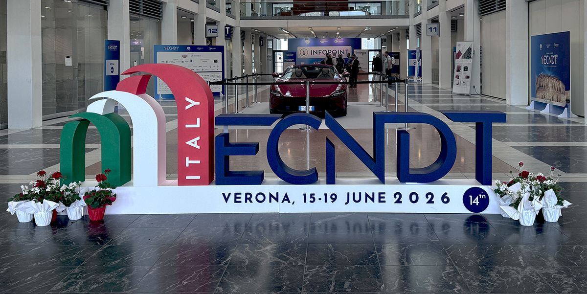 ECNDT 2026 conference sign