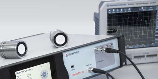 SONO-PR 10 pulser receiver with oscilloscope