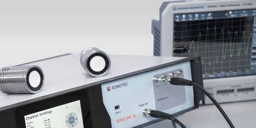 SONO-PR 10 pulser receiver with oscilloscope