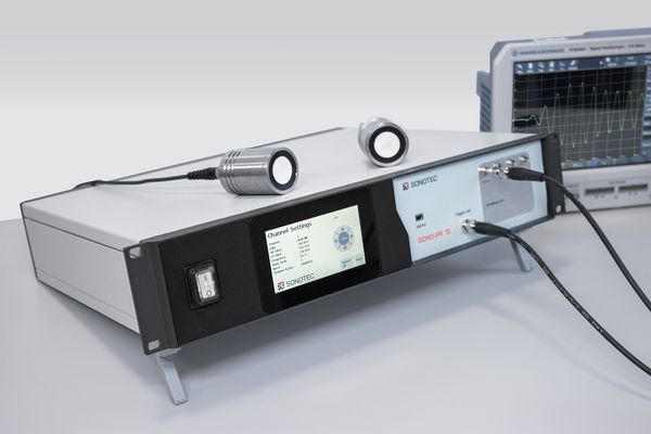 SONO-PR 10 pulser receiver with oscilloscope